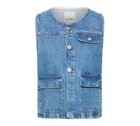 ICHI Gilet 'IHPAMILA' bleu denim, Taille M