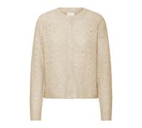 Ichi - Gilet Tricoté Oxford Tan - Femme - Pulls - Beige - Taille: 42 FR