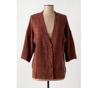 ichi gilets femme de couleur marron 34