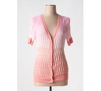 ichi gilets femme de couleur rose 36