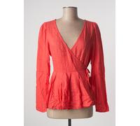 ichi gilets femme de couleur rouge
