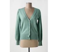 ichi gilets femme de couleur vert