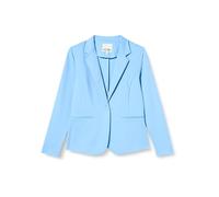 ICHI IHKATE BL Blazer Court pour Femme - Blazer à Un Bouton avec Stretch et col à Revers, 164020/Della Robbia Blue, L