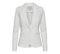 ICHI IHKATE BL Blazer Court pour Femme - Blazer à Un Bouton avec Stretch et col à Revers, Cloud Dancer (10111), S