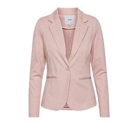 ICHI IHKATE BL Blazer Court pour Femme - Blazer à Un Bouton avec Stretch et col à Revers, Rose fumé mélangé (12524), XS
