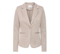 ICHI Ihkate Jacquard Bl4 Blazer d'affaires décontracté, 204261_Fungi/Almond Milk Herringbone, M Femmes