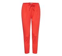 ICHI Ihkate Pa Pantalon d'affaires décontracté, Rouge Coquelicot (171664), M Femme