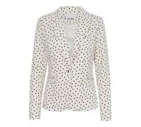 ICHI Ihkate Print Bl18 Blazer d'affaires décontracté, Birch Heart AOP (202741), S Femme