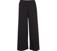 ICHI IHKATE SUS WIDE PA Pantalon femme en tissu stretch coupe droite taille élastique crop length