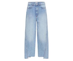 Ichi - Ihobinne PA Cropped Jeans - Femme - Jeans - Bleu - Taille: W32