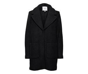 ICHI Ihstipa Ja Manteau de mélange de Laine Femme - Noir (194008) - 38