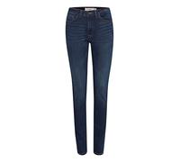 ICHI IHTWIGGY LULU Pantalon en jean pour femme avec stretch Coupe étroite, Bleu foncé (19038), 27W x 30L