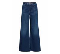 ICHI Ihtwiggy Wide Mous, 200340 / Bleu foncé, 28W x 34L Femme