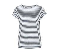 ICHI ihyulietta s9 T-Shirt, 202860/Total Eclipse Stripe, L Femme