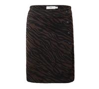 ICHI Jupe 'KATE' chocolat / noir, Taille 38