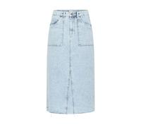 Ichi - Jupe Midi en Denim - Femme - Jupes - Bleu - Taille: 42 FR