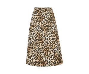 ICHI Jupe 'Taiana' beige / marron, Taille 38