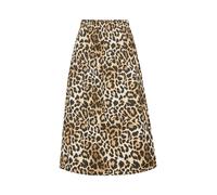 ICHI Jupe 'Taiana' beige / marron, Taille 40