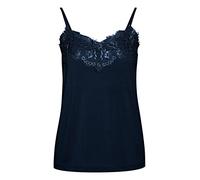 Ichi, Femme, Tops, Bleu, Taille: 46 FR Haut en Dentelle Total Eclipse