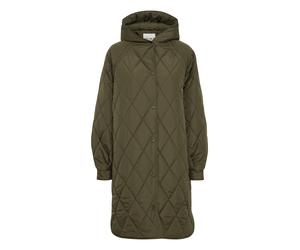 ICHI Manteau mi-saison 'Hansa' vert foncé, Taille L