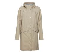 ICHI IHTAZI JA Veste coupe-vent demi-saison pour femme avec boutons pression et capuche, Doeskin (151308), XS