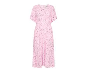 Ichi - Midi Dress - Femme - Robes - Rose - Taille: 44 FR