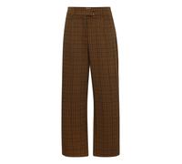 ICHI Pantalon à pince marron / chocolat, Taille 38