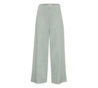 ICHI Pantalon à plis 'KATE' marron / vert, Taille 36