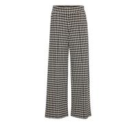ICHI Pantalon à plis 'KATE ' noir / blanc, Taille 44