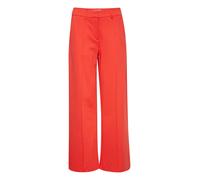 ICHI Pantalon à plis 'KATE' rouge orangé, Taille 44