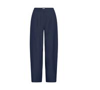 Ichi - Pantalon Coupe Tonneau Ihfava - Femme - Pantalons - Bleu - Taille: 46 FR