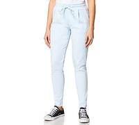ICHI Pantalon d'affaires décontracté pour Femme, 144115 - Bleu Cachemire., S