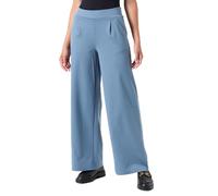 ICHI Pantalon d'affaires décontracté Kate 184215 – coupe large Femme Bleu Mirage M