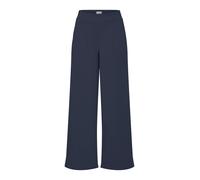 ICHI IHKATE SUS Long Wide PA2 Pantalon en Tissu pour Femme avec Taille Haute élastique Stretch Coupe Large, Total Eclipse (194010)., L