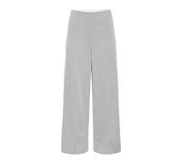 Ichi - Pantalon Jacquard Sharkskin Herringbone - Femme - Pantalons - Gris - Taille: 36 FR