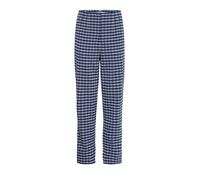 ICHI Pantalon 'KATE' bleu foncé / blanc, Taille 36