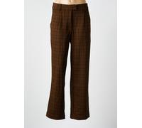 ichi pantalons femme de couleur marron