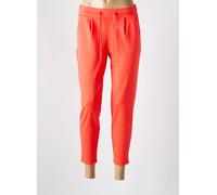 ichi pantalons femme de couleur orange 36