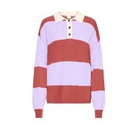 Ichi - Polo Rose Violette Combinée - Femme - Pulls - Multicolore - Taille: 40 FR