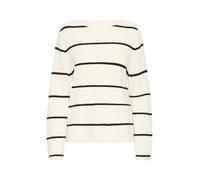 ICHI Pull-over 'IHBOSTON' ivoire / noir, Taille S