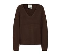 ICHI Pull-over 'IHCHANA' brun foncé, Taille XS