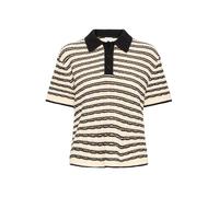 ICHI Pull-over 'IHCHANY' crème / noir, Taille M