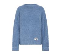Ichi - Pull Tricoté Blue Yonder - Femme - Pulls - Bleu - Taille: 40 FR