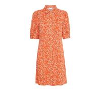 ICHI Robe-chemise 'AYA' beige / orange, Taille 38