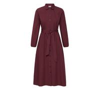 ICHI Robe-chemise 'IHFANTY' rouge rubis, Taille 40