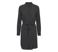 ICHI Robe-chemise 'IHVera' noir / blanc, Taille 36