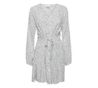 ICHI Robe-chemise 'IHVera' noir / blanc, Taille 38