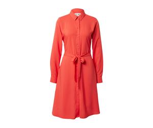 ICHI Robe-chemise 'Main' rouge orangé, Taille 38