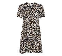 ICHI Robe-chemise 'Marrakech' beige / marron / noir, Taille 42