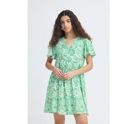 ICHI Robe-chemise 'Marrakech' vert / blanc, Taille 38